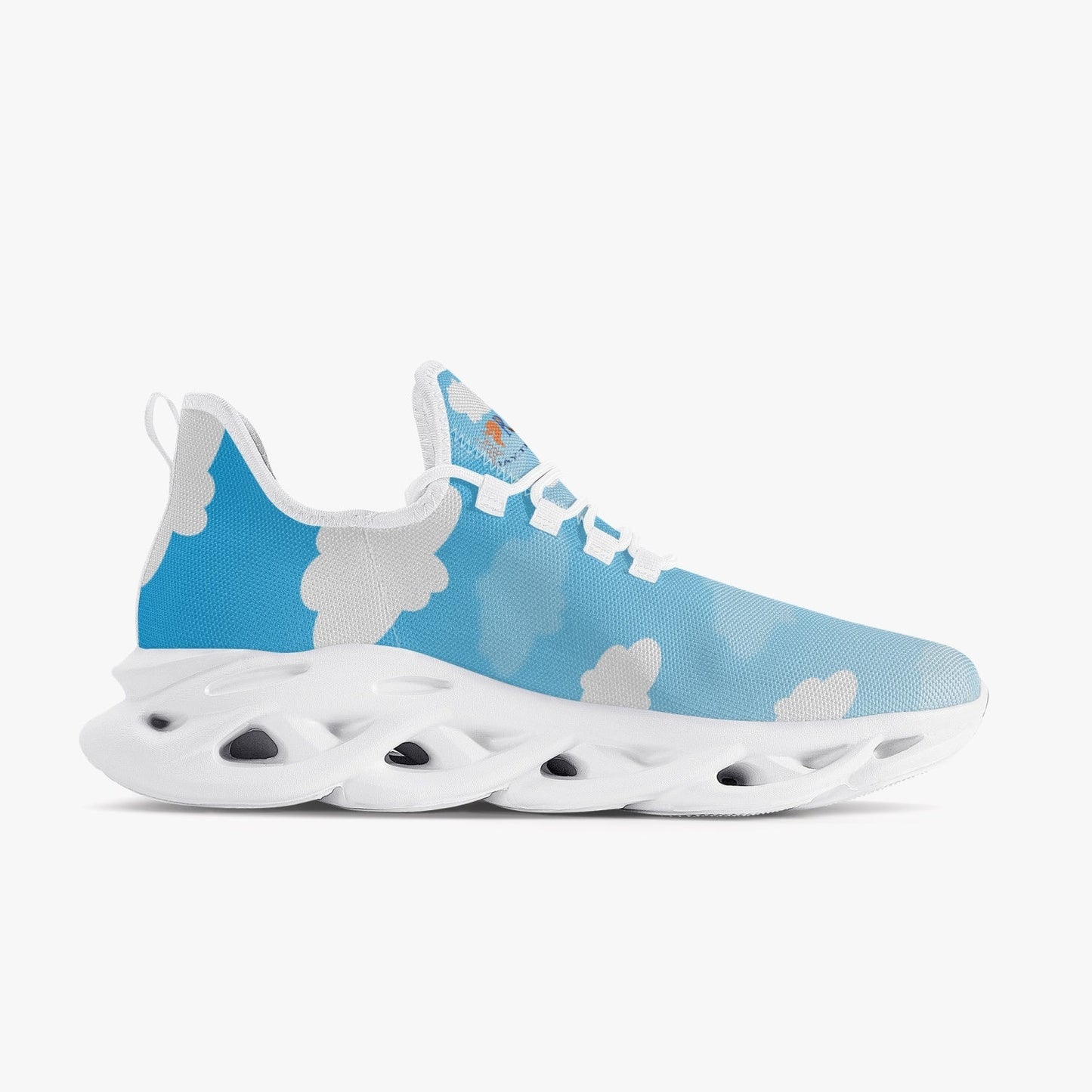 Xpreshun on Clouds Bounce Mesh Knit Sneakers - White - Xpreshun Fashions