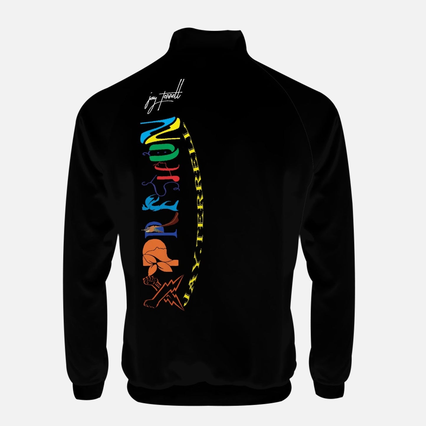 Xpreshun Stand Collar Zipper-up Hoodie - Xpreshun Fashions