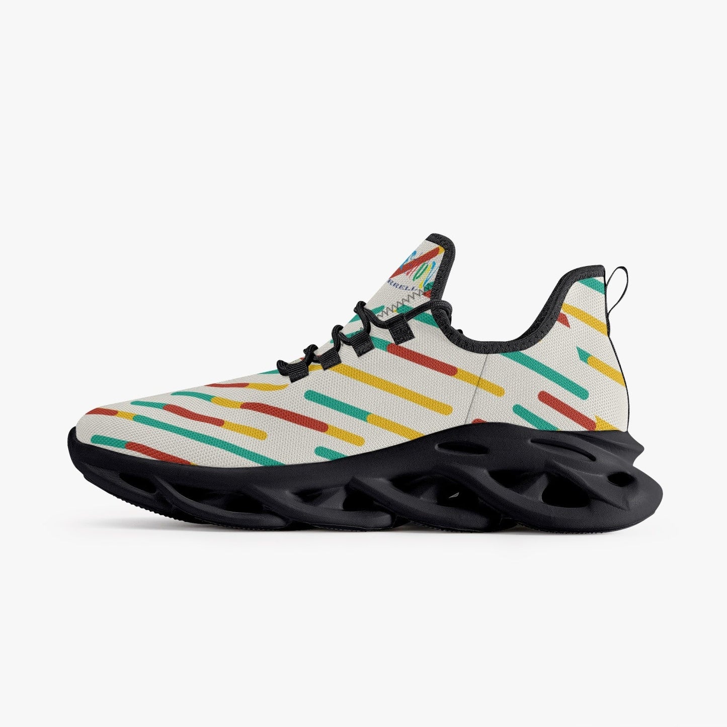 Xpreshun Stripes Bounce Mesh Knit Sneakers