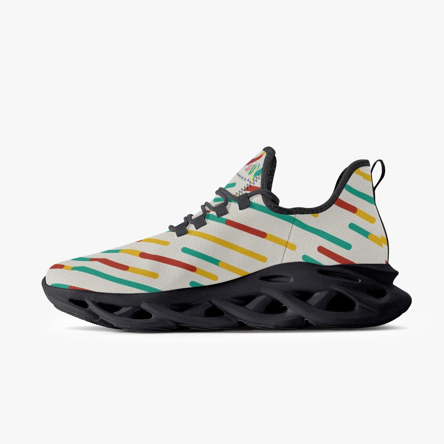Xpreshun Stripes Bounce Mesh Knit Sneakers