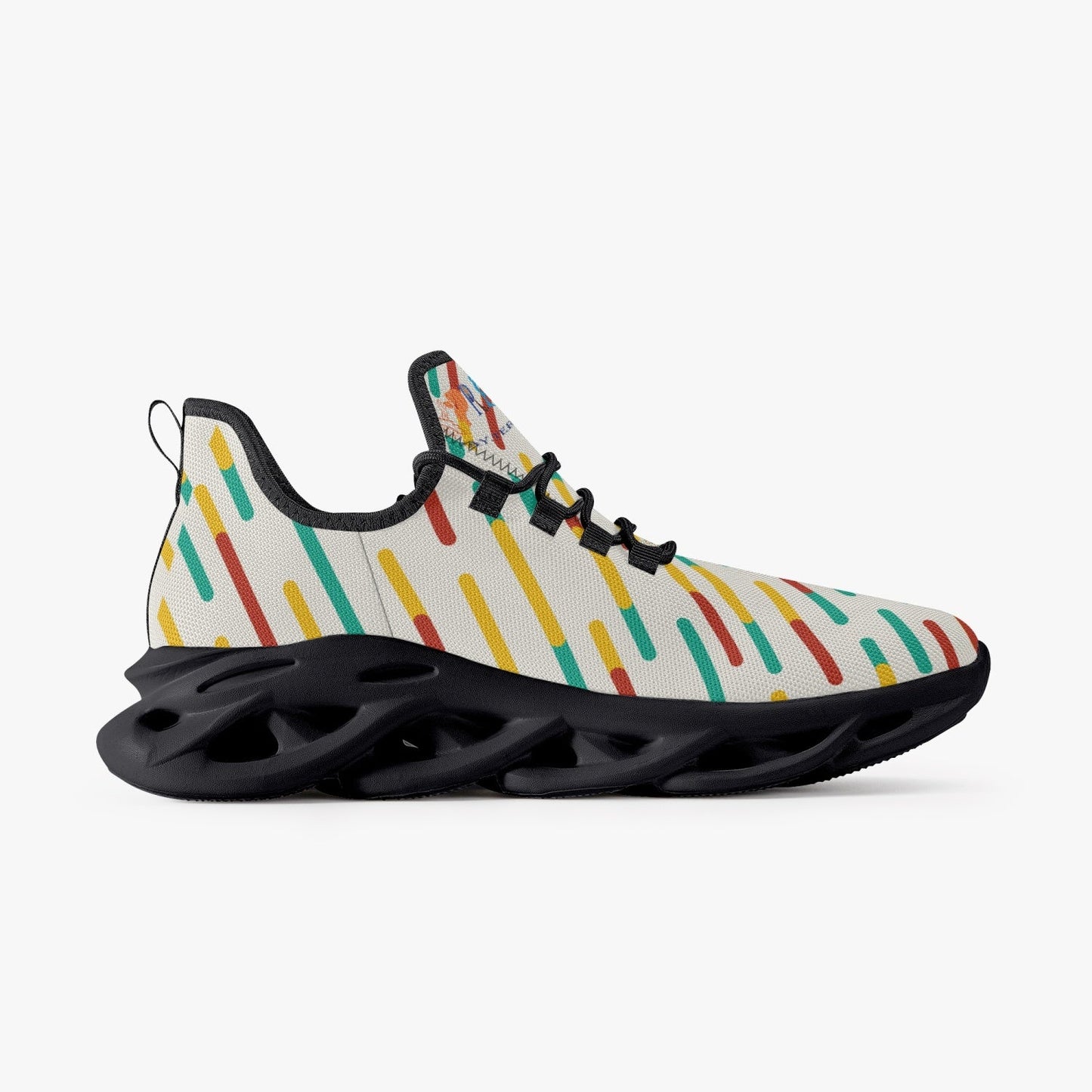 Xpreshun Stripes Bounce Mesh Knit Sneakers