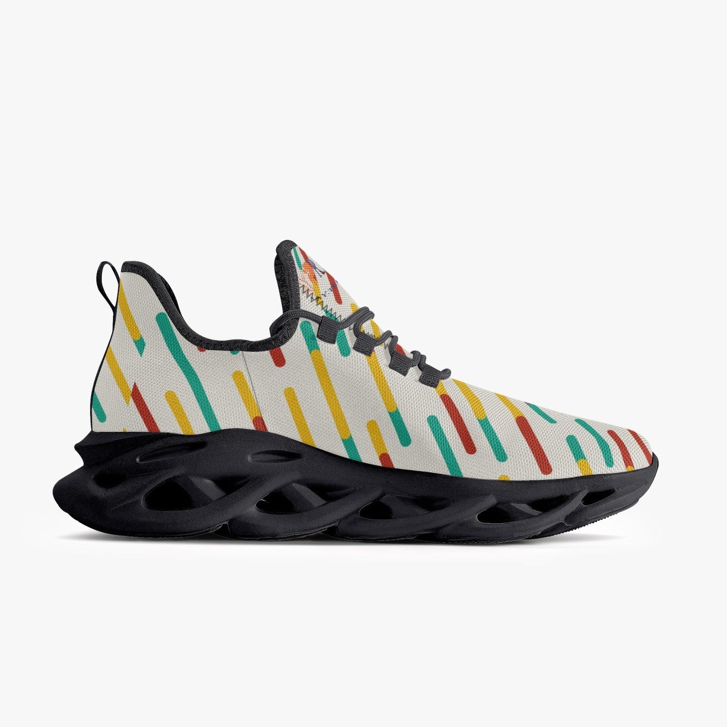 Xpreshun Stripes Bounce Mesh Knit Sneakers