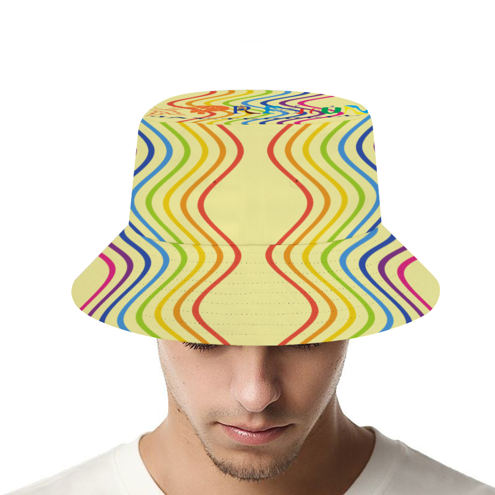 A Groovy Rainbow Bucket Hat