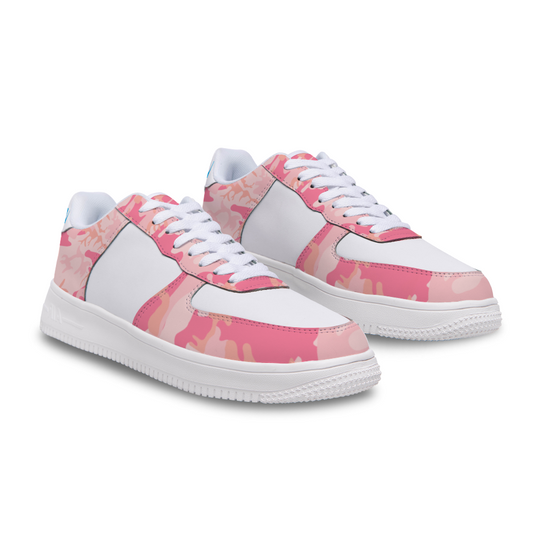 Xpreshun Pink Camo Custom Unisex Leisure Sports Shoes