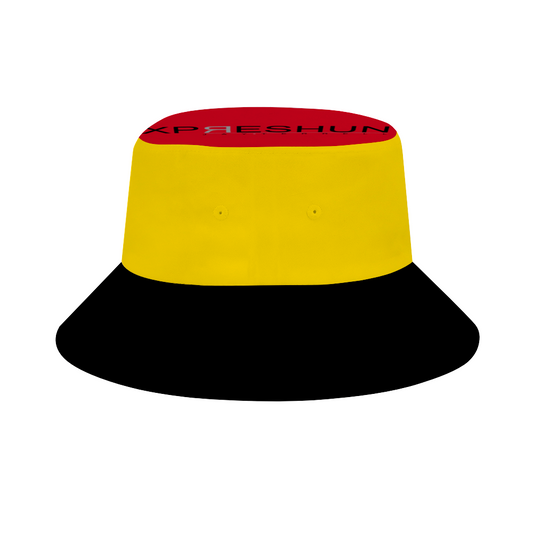 Red, Black and Gold Bucket Hat