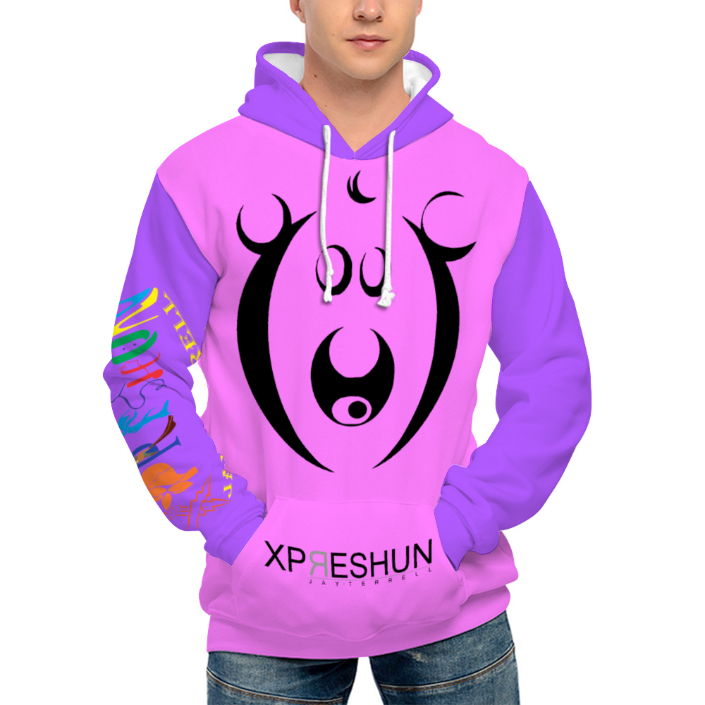 Xpreshun Who Bear Hoodie - Lined with fabric. Has Pockets
