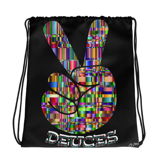 Deuces - Drawstring bag (Prints on Both Sides) - Xpreshun Fashions