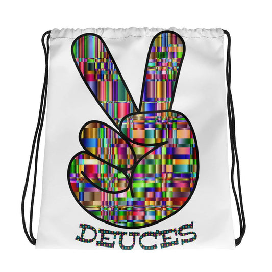 Deuces - Drawstring bag (Prints on Both Sides) - Xpreshun Fashions