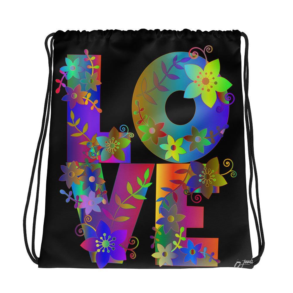Full of Love - Drawstring bag (Prints on Both Sides) - Xpreshun Fashions