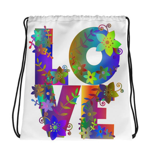 Full of Love - Drawstring bag (Prints on Both Sides) - Xpreshun Fashions