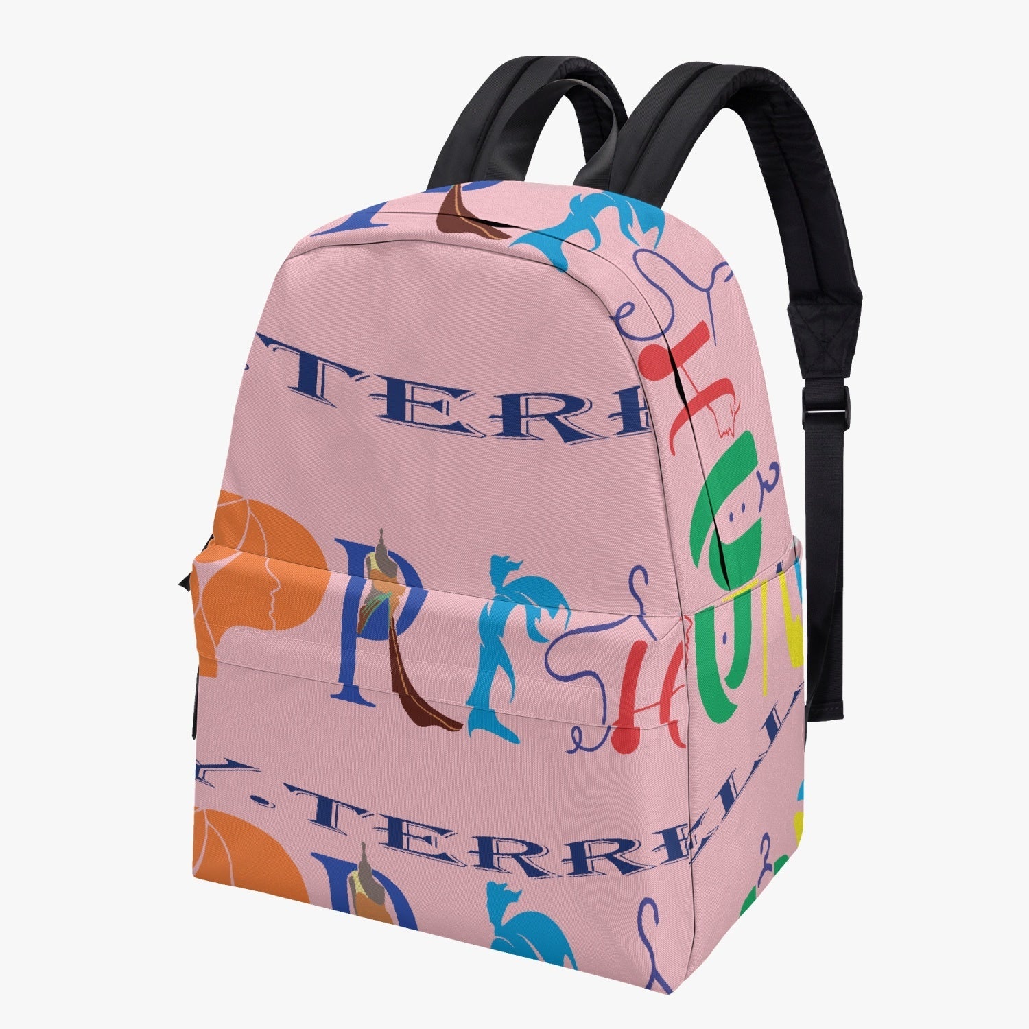 Xpreshun All-over-print Canvas Backpack - Xpreshun Fashions