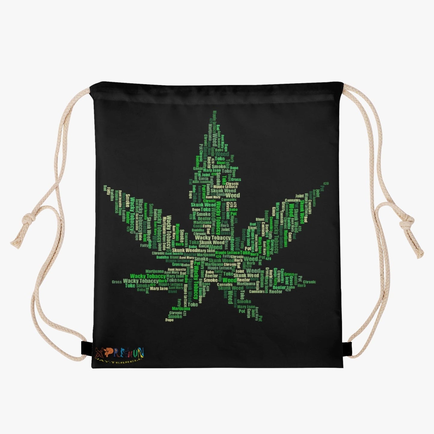 Xpreshun Herbal Relaxation  Polyester Drawstring Backpack