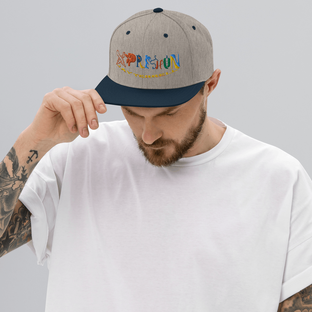 Xpreshun Logo Embroidered Snapback Hat